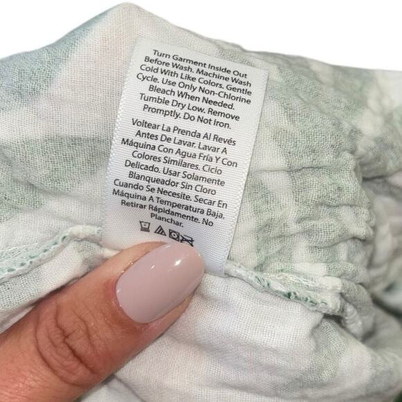 Joyspun 100% Cotton Palm Leaf 2 Piece Set Women’s Sz 4-6 Vacation Beach Costal - Picture 7 of 15